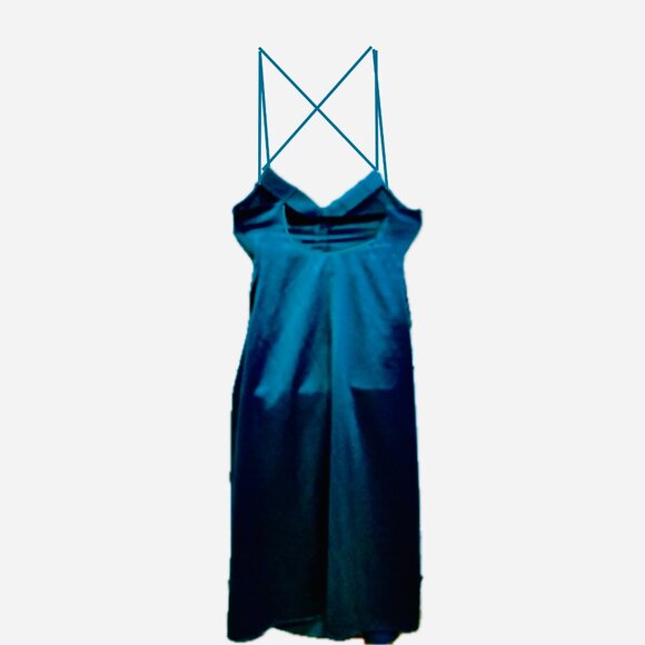 Jason Wu Semi-formal Strappy Slip Dress in Teal - Picture 4 of 8